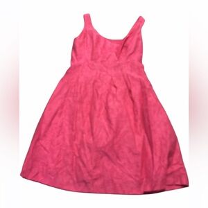 Nine West Vintage 2960’s hot pink waggle fit and flare sleeveless dress Sz 8
